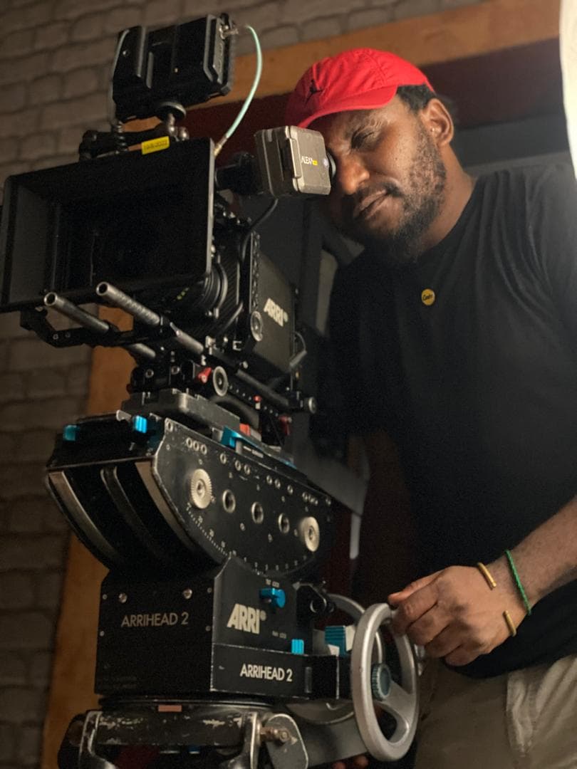 Documentary filming in the field